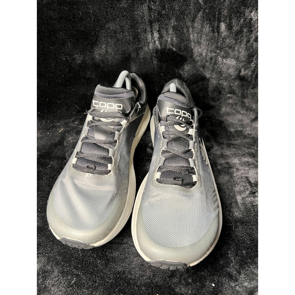 Topo Athletic MT-5 Womens US 10.5 Running Shoes Charcoal Gray Lace-Up Sneakers - Picture 2 of 7